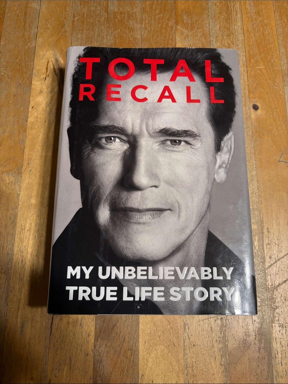 Arnold Schwarzenegger Total Recall hardcover book